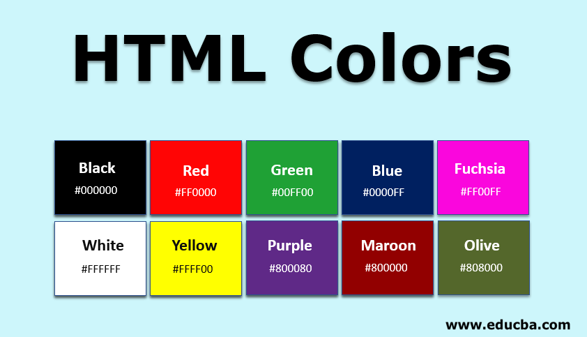 HTML Colors 