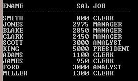 Oracle Operators 1-8