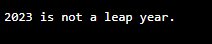 Python Remainder Operator - check for leap years