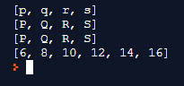 Array of Alphabets Example 3