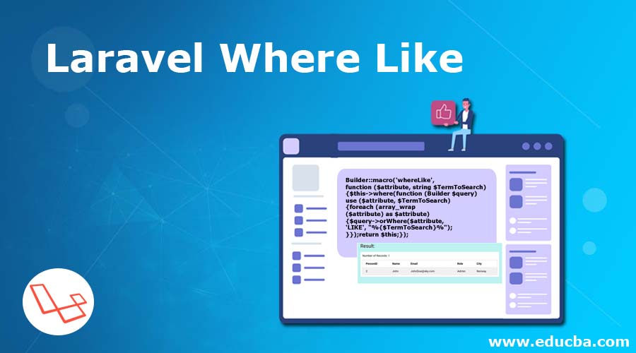 Laravel Where Like