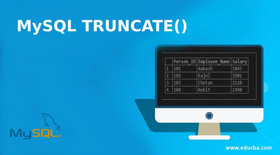 MySQL TRUNCATE()