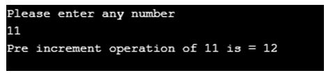 Unary operator in c 5