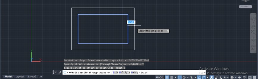 Offset in AutoCAD - 12