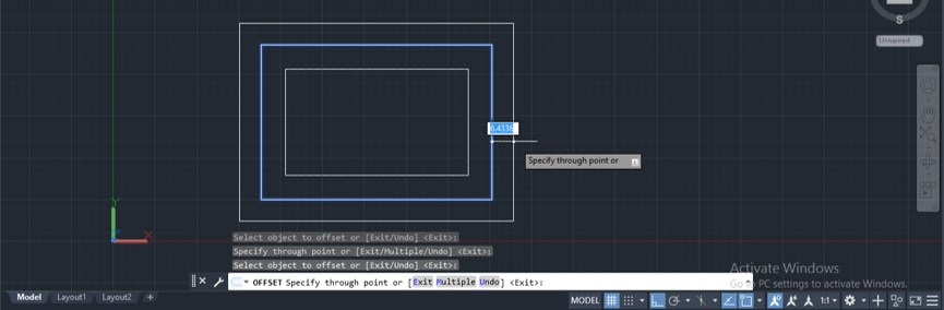 Offset in AutoCAD - 13