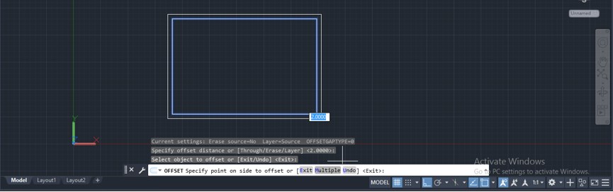 Offset in AutoCAD - 19