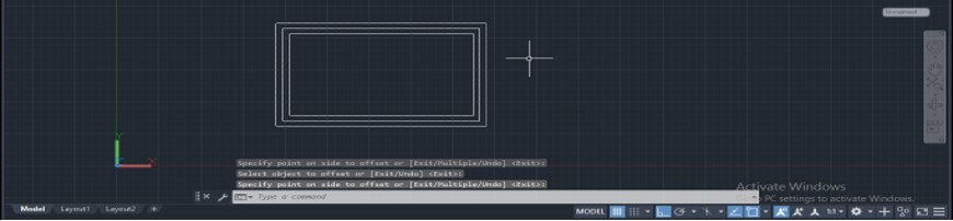 Offset in AutoCAD - 9