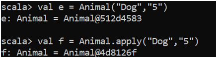 Scala Companion Object Example 3