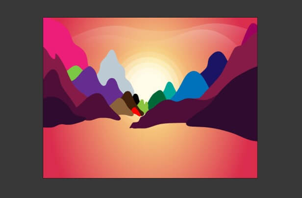 Sun in Illustrator - 21