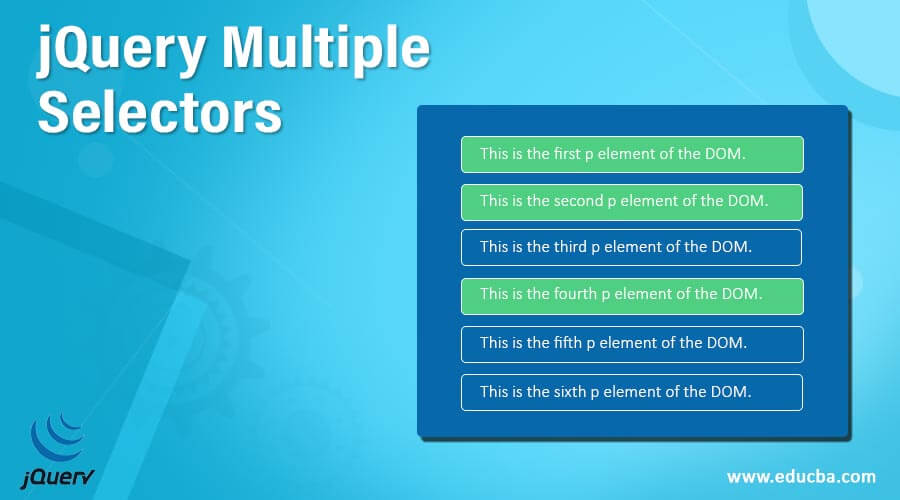 jQuery Multiple Selectors