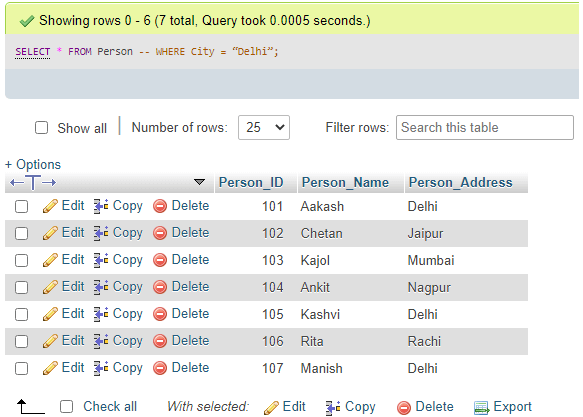 MySQL DDL - 10