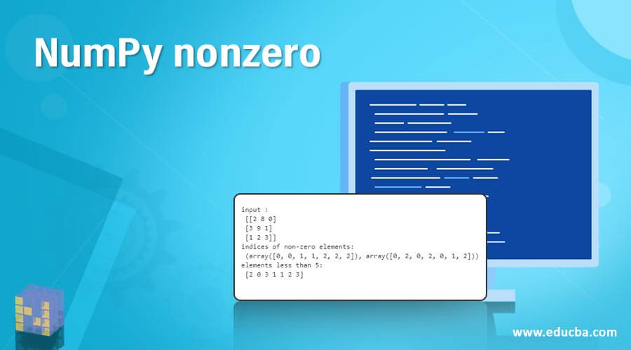 NumPy nonzero