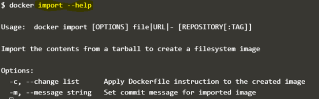 Docker Import 1-1