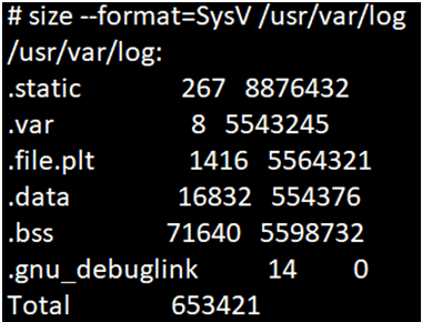 Linux Size-1.4