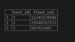 double precision data type