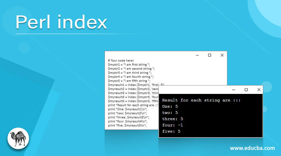 Perl index