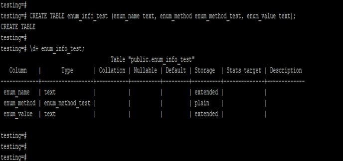 PostgreSQL enum 4