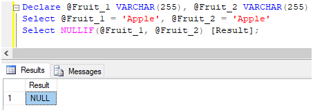 SQL NULLIF() 4