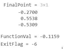 minimize the objective function