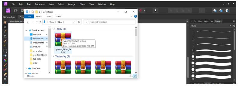 form of zip file