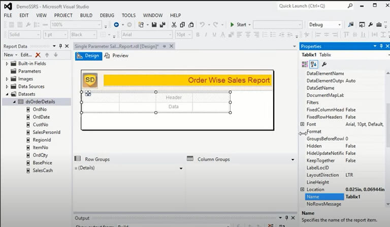 SSRS Parameter Add Reports 4