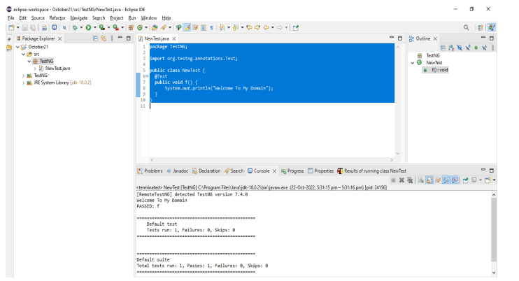 Java Testing Framework