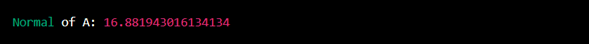 Jama Matrix Output