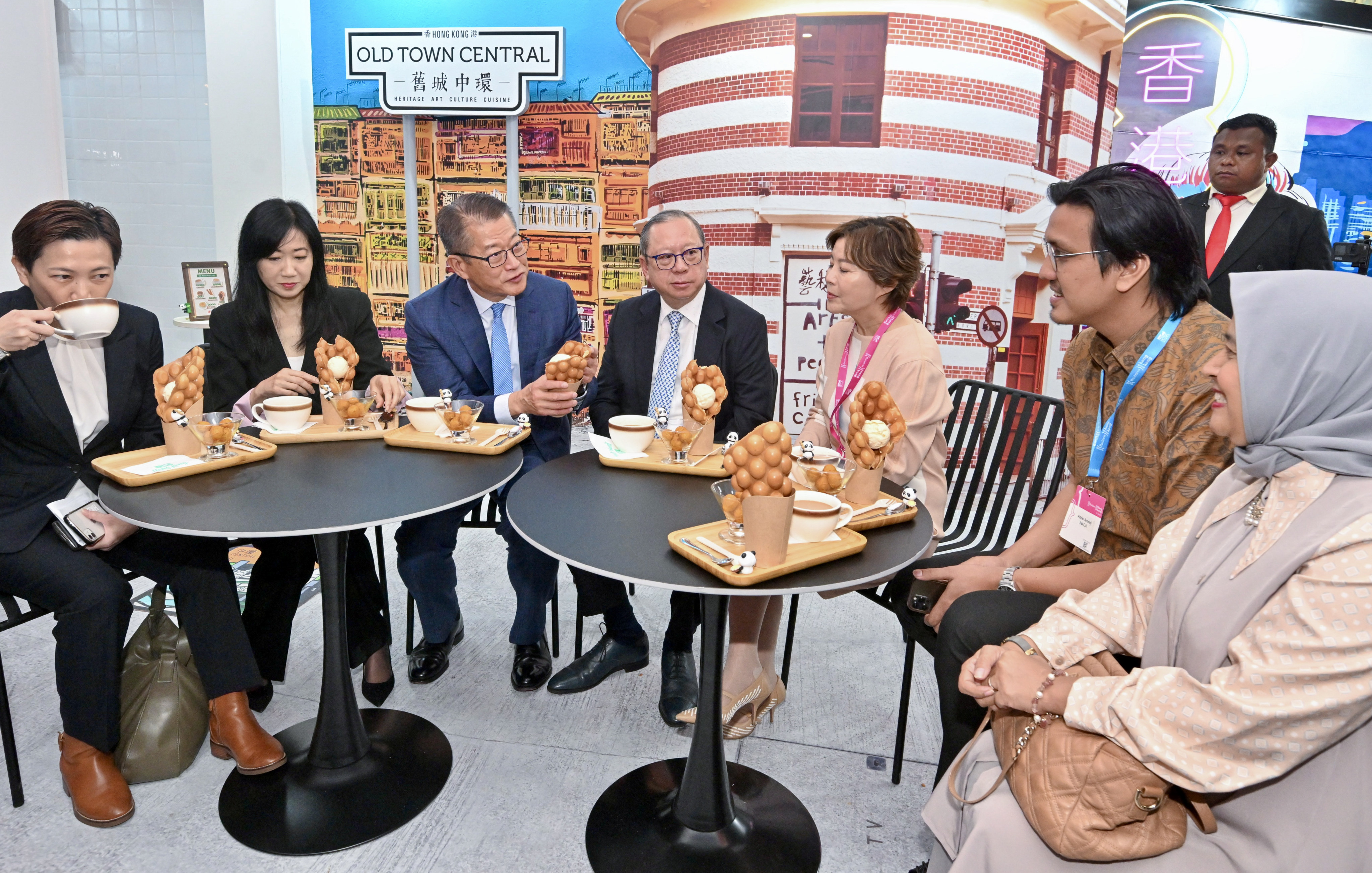 Hong Kong’s Financial Secretary Paul Chan attended the Think Business, Think Hong Kong Symposium in Jakarta, Indonesia on January 8, 2024. Photo: Handout