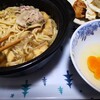 冷蔵庫の余りものですき焼き風鍋