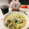 食べたかったChowkingのレアな揚州チャーハンに新年からありつけて大吉引いた気分(∩´∀｀)∩