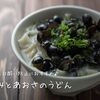 【だし道楽】二日酔い防止におすすめ♪『しじみとあおさのうどん』の簡単レシピ・作り方