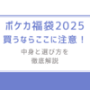 ポケカ福袋2025/買うならここに注意！中身と選び方を徹底解説