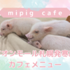 〈子育て〉2025　冬休みに『mipig cafe』に行ってみた🐖💛🐰 〈ショッピング〉オルナ　オーガニック　シリーズ✨