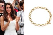 Princess Kate gold bracelet abbott lyon