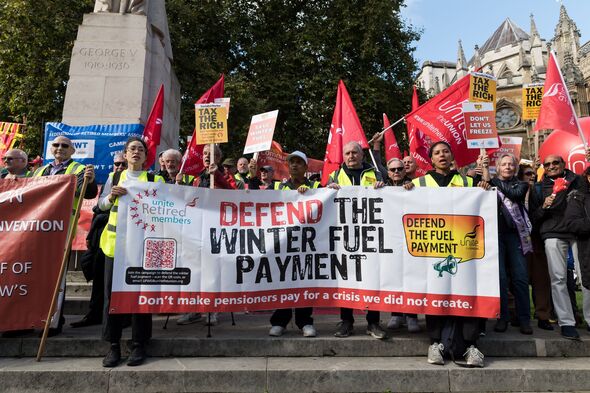 Protest to Defend the Winter Fuel Payment in London