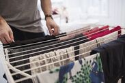 how to dry clothes faster indoors