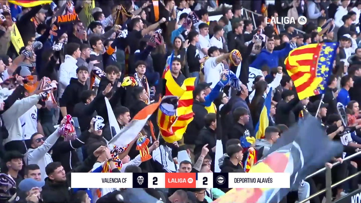 Resumen 90' Valencia CF - D. Alavs J18