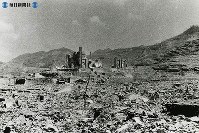 【長崎】荒涼とした浦上天主堂周辺＝１９４５（昭和２０）年８月下旬～９月中旬