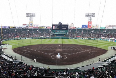 阪神甲子園球場＝中村真一郎撮影