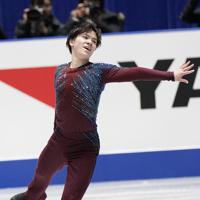 男子SPで演技する宇野昌磨＝東京・国立代々木競技場で2019年12月20日、佐々木順一撮影