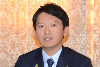 兵庫県の斎藤元彦知事＝井上元宏撮影