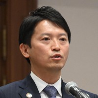 兵庫県の斎藤元彦知事＝山田尚弘撮影