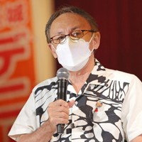 沖縄県の玉城デニー知事＝那覇市で2022年6月11日午後3時11分、喜屋武真之介撮影