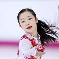 ジュニアグランプリファイナルの女子フリーで演技する中井亜美＝イタリア・トリノのパラベラ競技場で2022年12月9日、貝塚太一撮影