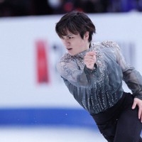 男子フリーで演技する宇野昌磨＝さいたまスーパーアリーナで2023年3月25日、吉田航太撮影