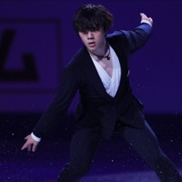 エキシビションで演技する宇野昌磨＝さいたまスーパーアリーナで2023年3月26日、吉田航太撮影