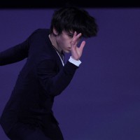 エキシビションで演技する宇野昌磨＝さいたまスーパーアリーナで2023年3月26日、吉田航太撮影