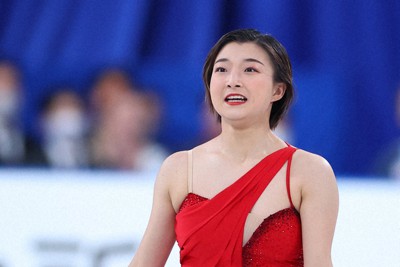 坂本花織「気持ちも体もすごく強くなれた」　フィギュア国別対抗戦