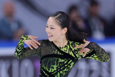 吉田陽菜、リンク縦横無尽に駆け今季自己ベスト　フィギュア中国杯SP