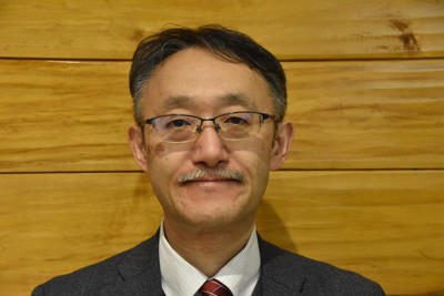 明治大法学部の山田寿則兼任講師（国際法）＝米ニューヨークで2023年11月30日、中村聡也撮影